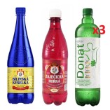 Минеральная вода 3 вида